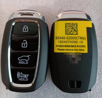 433Mhz 95440-S2000 4 أزرار 47 رقاقة TQ8-FOB-4F19 مفتاح ذكي لعام 2019- هيونداي سانتا في