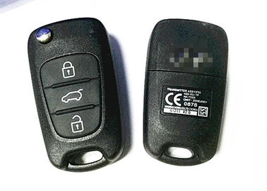 أسود هيونداي فليب البعيد مفتاح HA-T005 مع 46 رقاقة PCF7936 3 زر لشركة هيونداي I30
